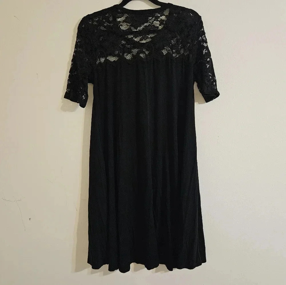 Karen Kane Lace Top Swing Dress